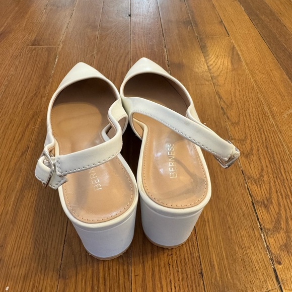 Elegant White Slingback Heels - Picture 4 of 4